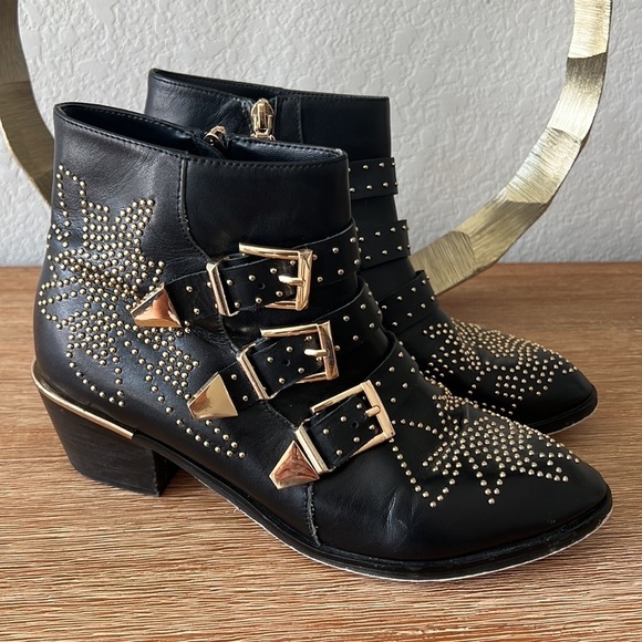 Chloe Shoes - CHLOE Studded Susanna Booties